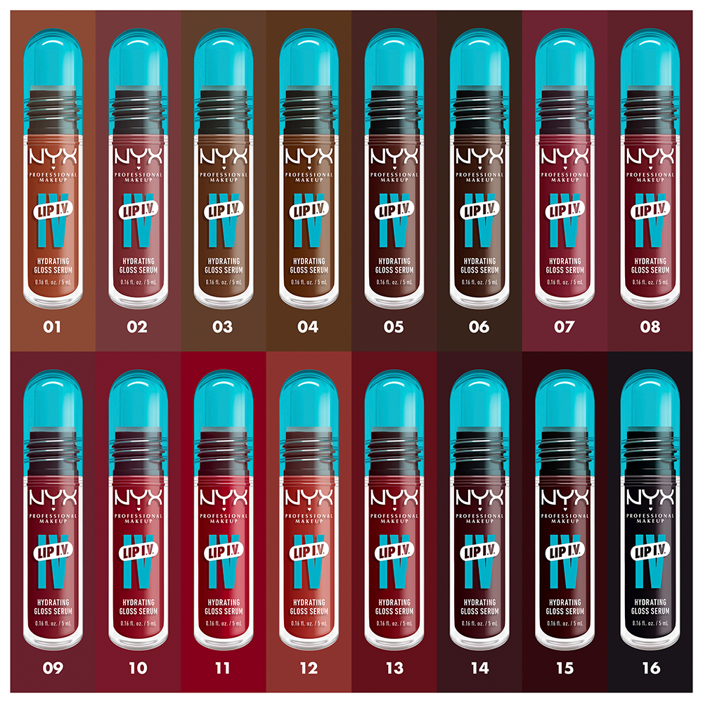 Bild: NYX Professional Make-up Lip IV Gloss Serum feuchtigkeitsspendender Lipgloss Mocha Me Wet