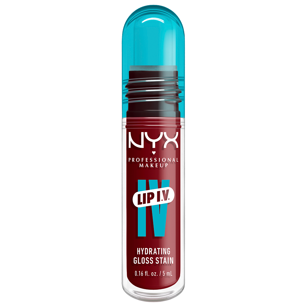 Bild: NYX Professional Make-up Lip IV Gloss Serum feuchtigkeitsspendender Lipgloss Cranberry Splash