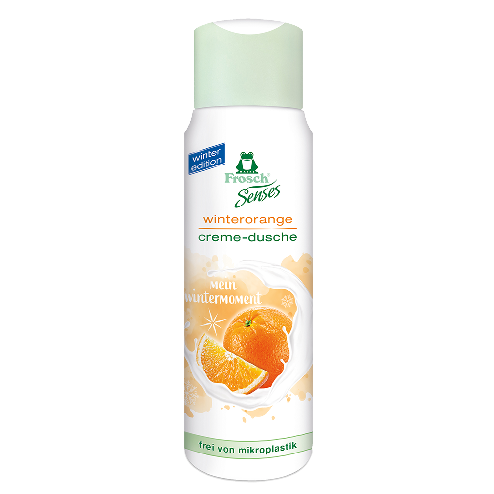 Bild: Frosch Senses Creme Dusche Winter Orange 