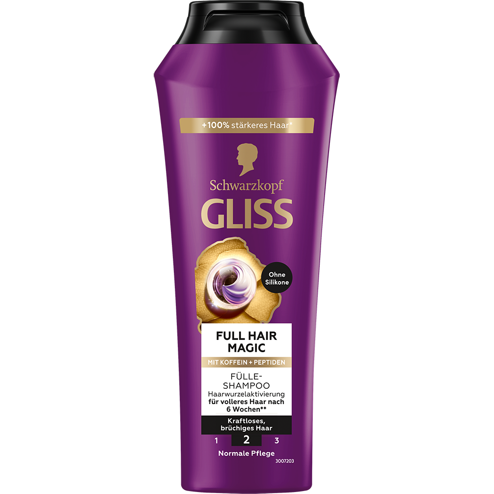 Bild: Schwarzkopf GLISS Fülle Shampoo Full Hair Magic 