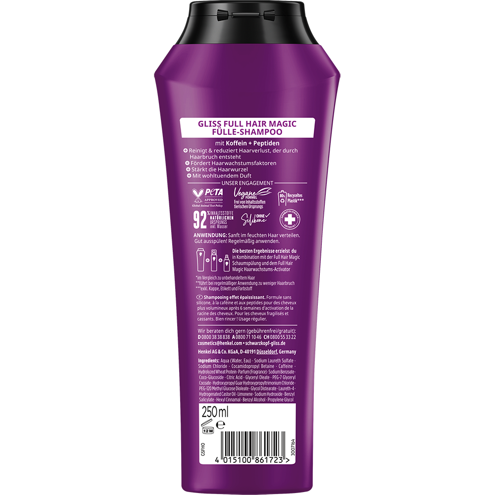 Bild: Schwarzkopf GLISS Fülle Shampoo Full Hair Magic 