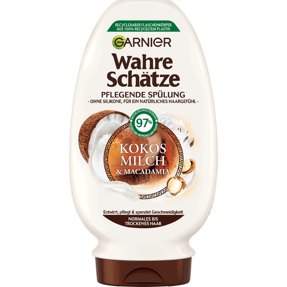 Bild: GARNIER Wahre Schätze Spülung Kokosmilch & Macadamia 