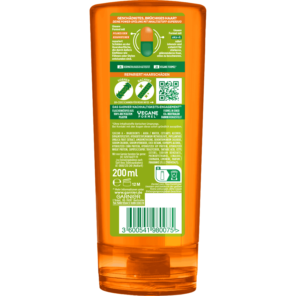 Bild: GARNIER FRUCTIS Spülung Schadenlöscher 