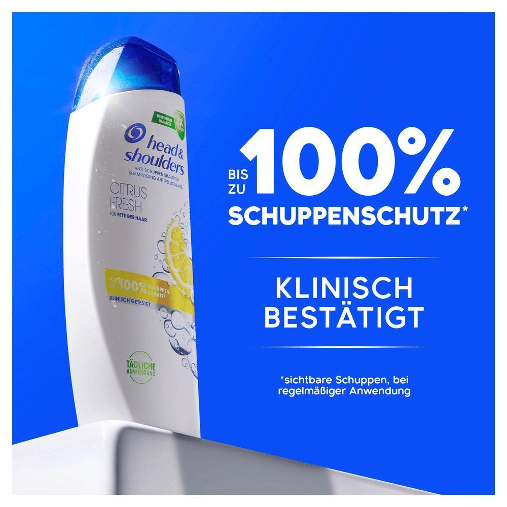 Bild: head & shoulders Citrus Fresh Anti-Schuppen-Shampoo 