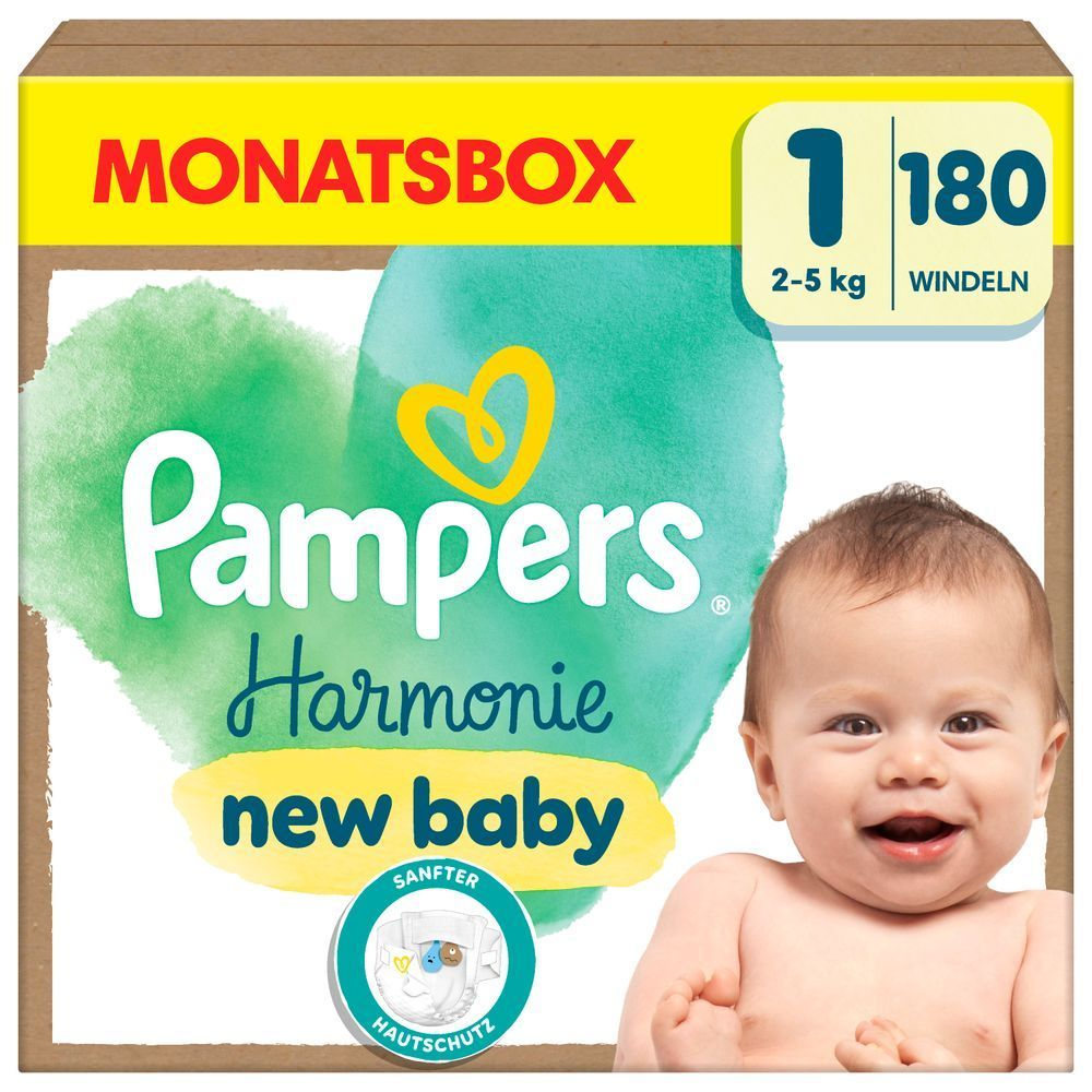 Bild: Pampers Harmonie Windeln, Größe 1, 2kg - 5kg 