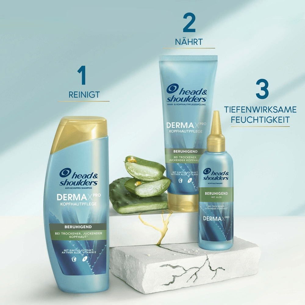 Bild: head & shoulders DERMAXPRO Beruhigend Anti-Schuppen Shampoo 