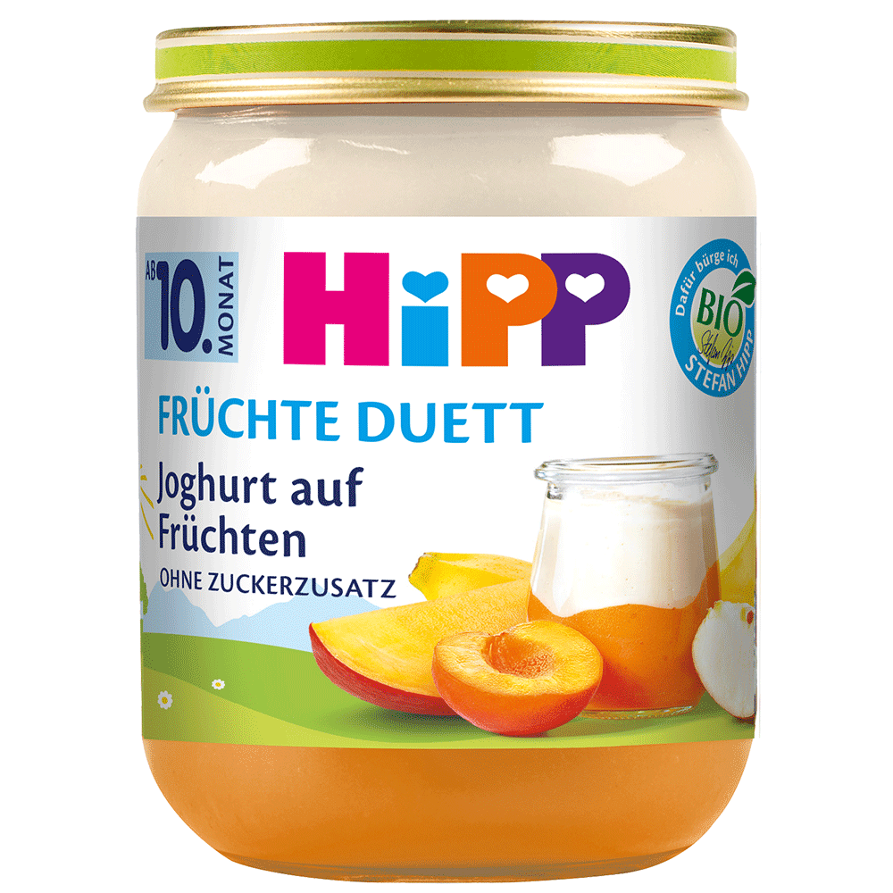 Bild: HiPP Joghurt auf Früchten 