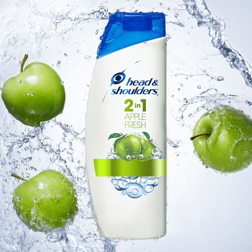 Bild: head & shoulders Apple Fresh 2-in-1 Anti-Schuppen Shampoo 