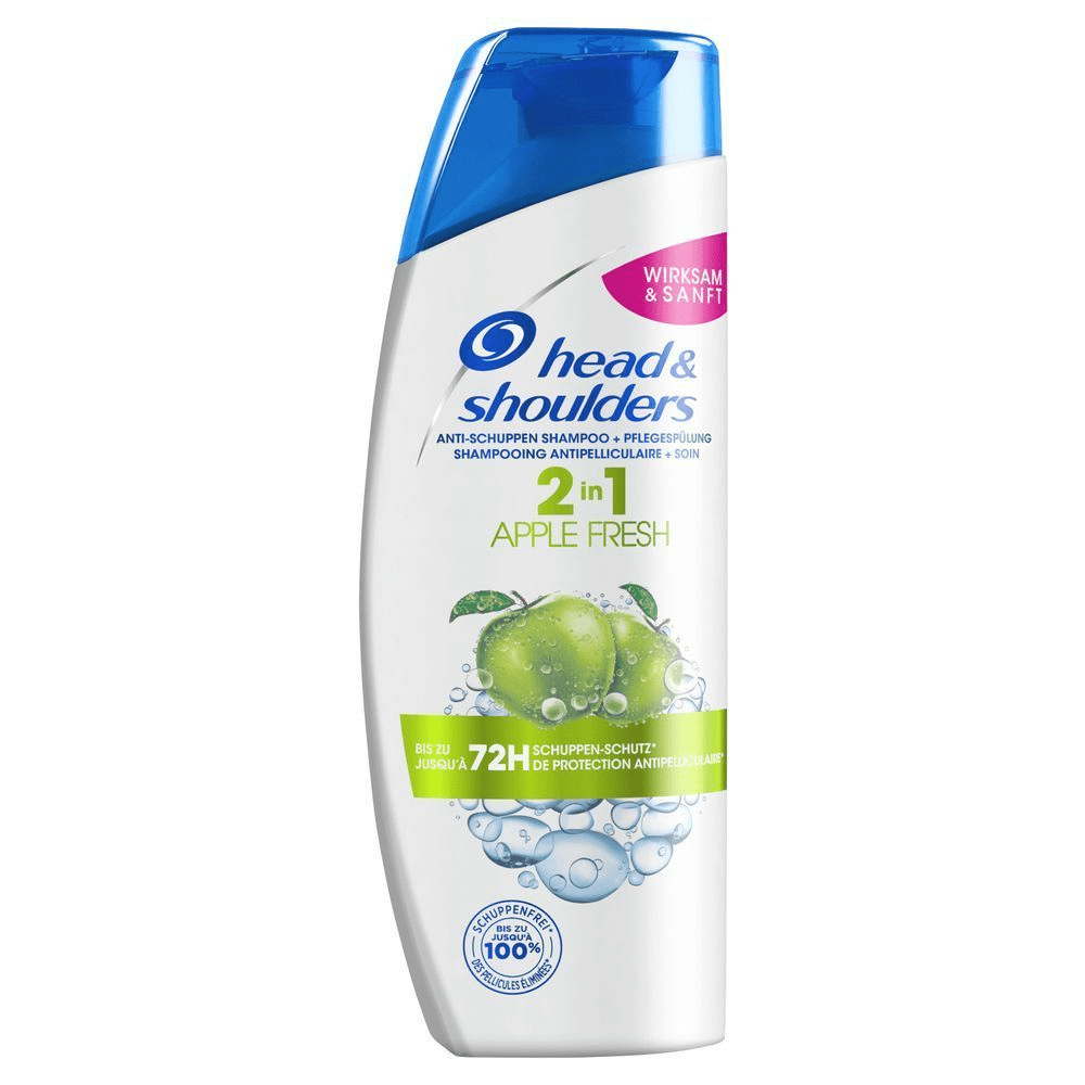 Bild: head & shoulders Apple Fresh 2-in-1 Anti-Schuppen Shampoo 