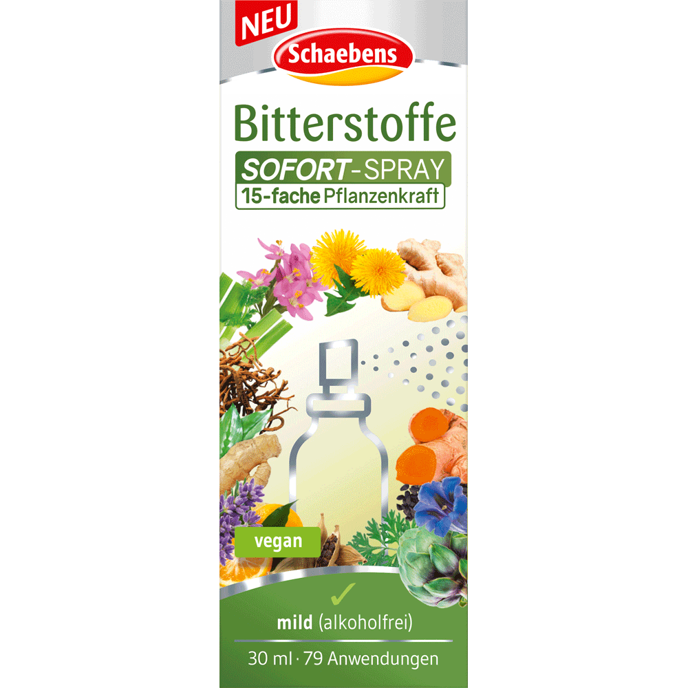 Bild: Schaebens Bitterstoffe Sofort-Spray 