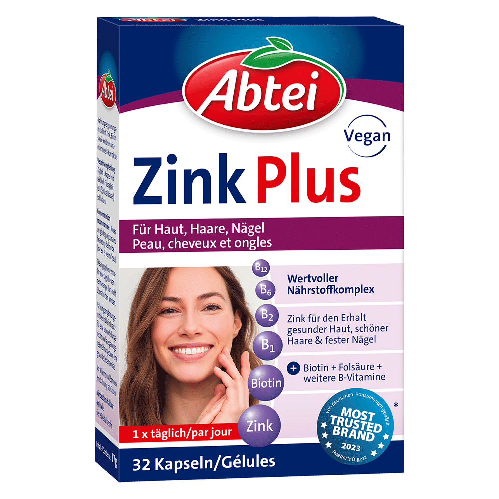 Bild: Abtei Zink Plus 32 Kapseln 