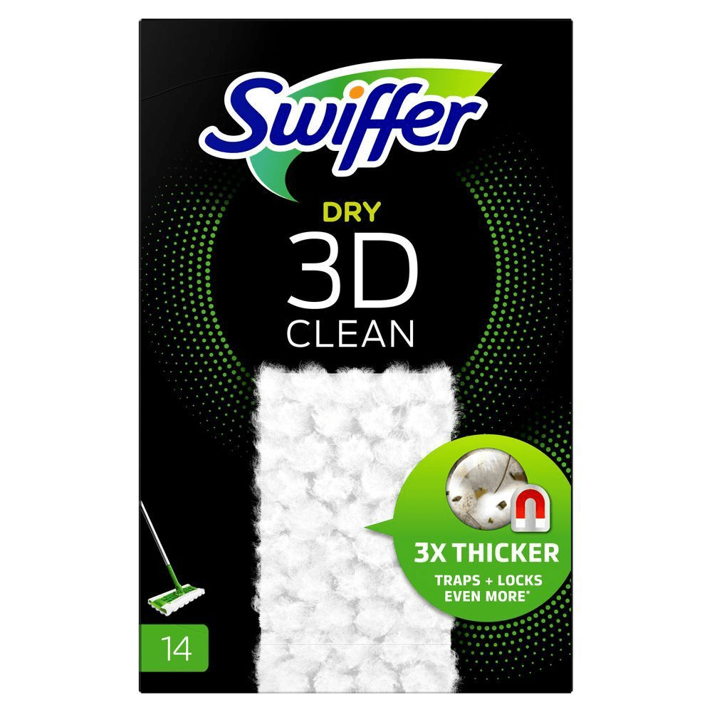 Bild: Swiffer Bodenwischer 3D Clean Trockene Bodentücher Nachfüllpackung 