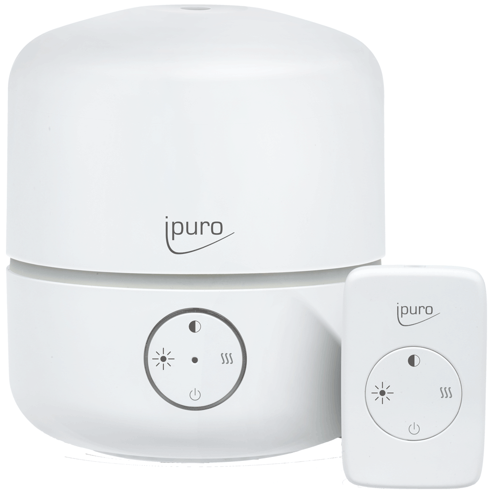 Bild: ipuro elektrischer Aroma-Öl Diffuser Air Sonic Good Mood White 