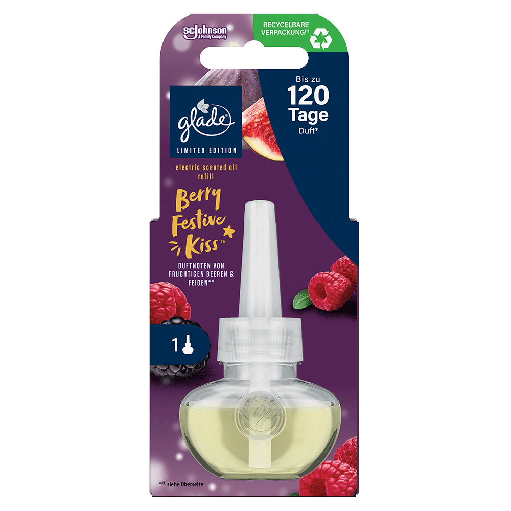 Bild: Glade Electric Scented Oil Berry Festive Kiss Nachfüllung 