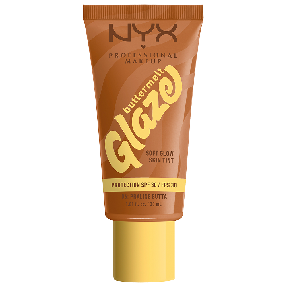 Bild: NYX Professional Make-up Buttermelt Glaze Foundation LSF 30 Praline Butta