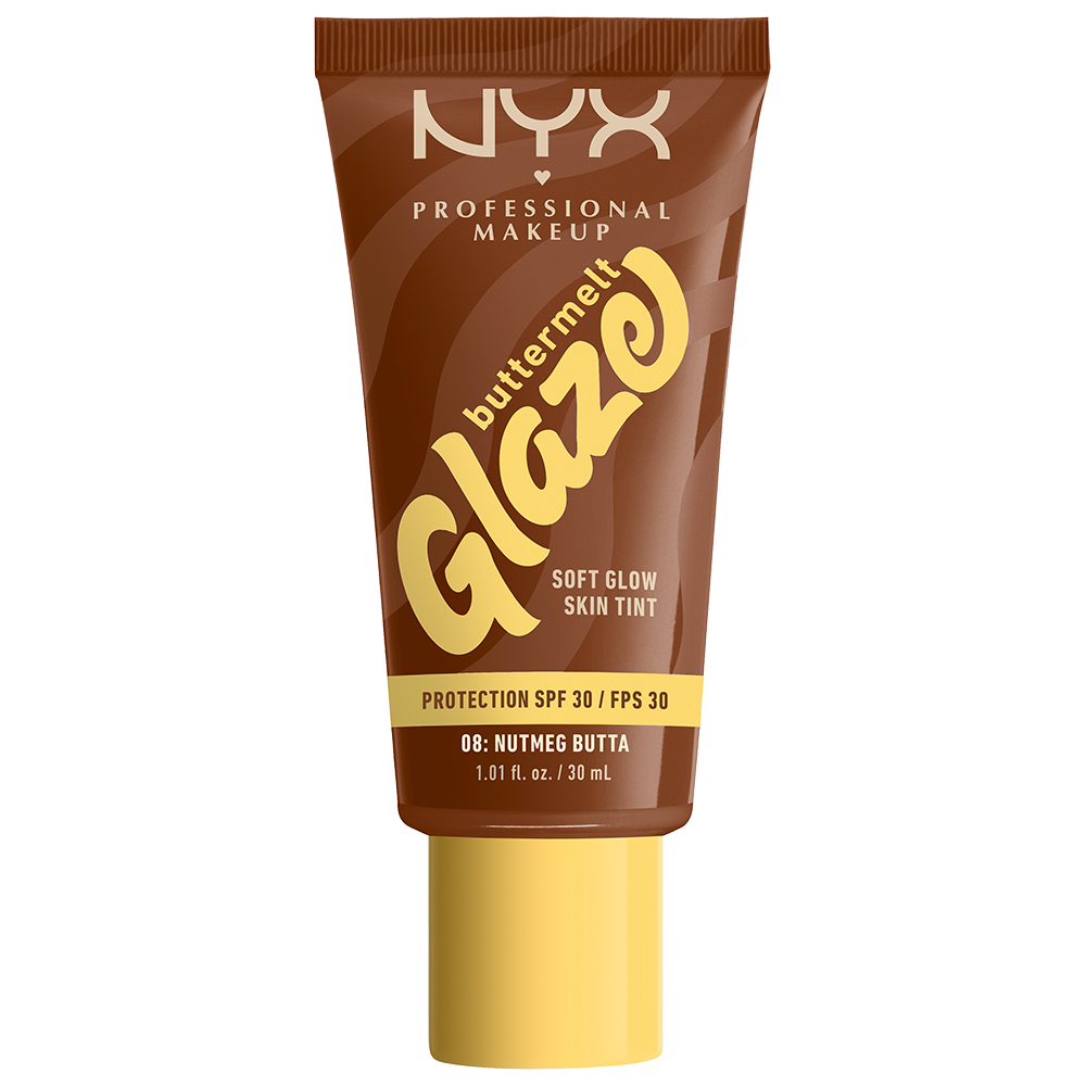 Bild: NYX Professional Make-up Buttermelt Glaze Foundation LSF 30 Nutmeg Butta