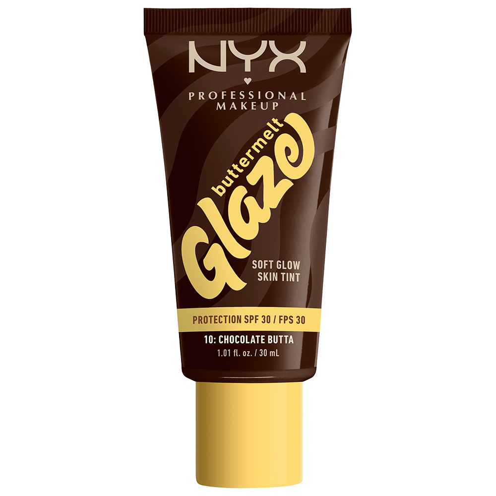 Bild: NYX Professional Make-up Buttermelt Glaze Foundation LSF 30 Chocolate Butta