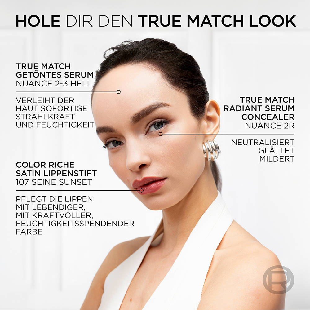 Bild: L'ORÉAL PARIS True Match Aufpolsterndes Getöntes Serum 3-4