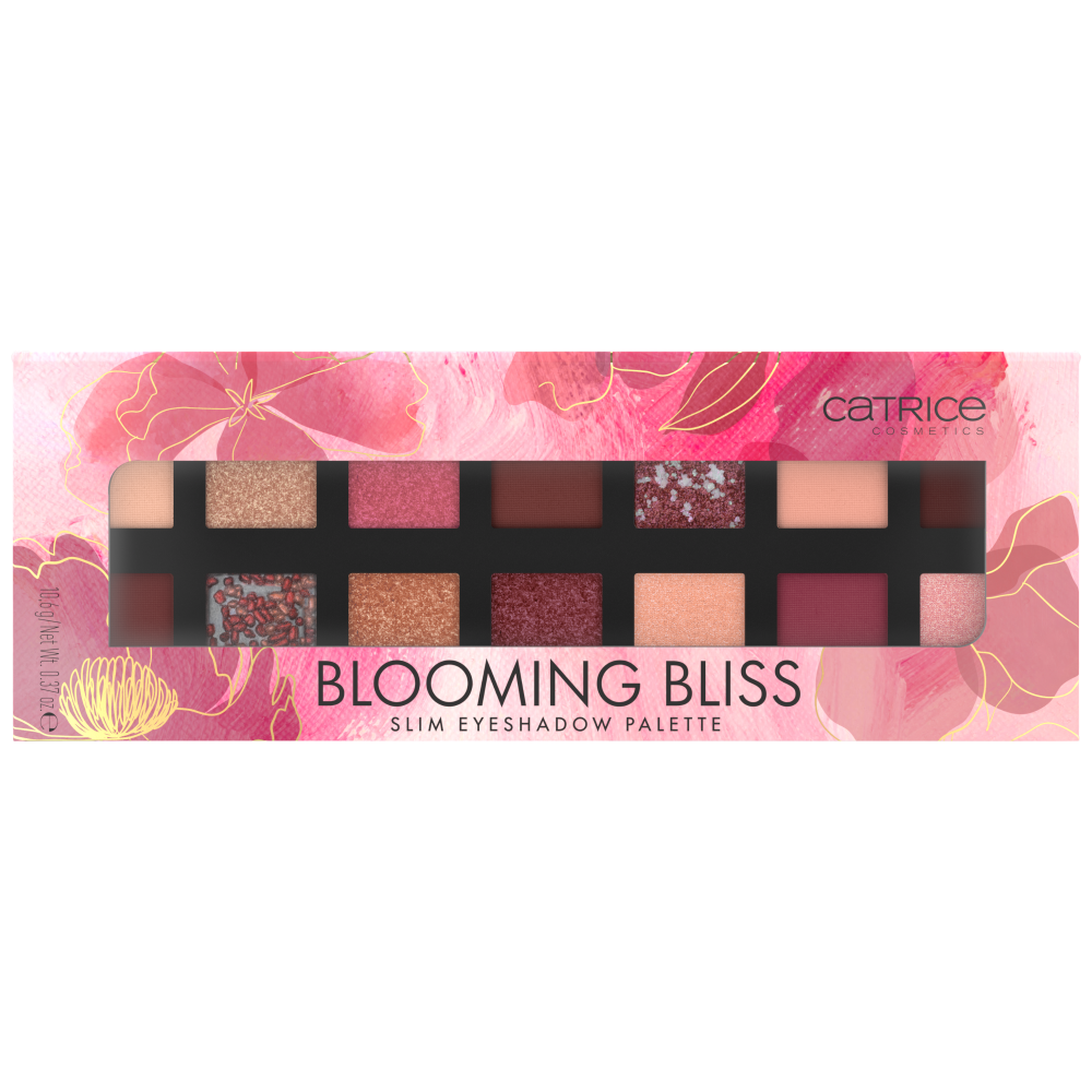 Bild: Catrice Blooming Bliss Slim Lidschatten Palette Colors of Bloom